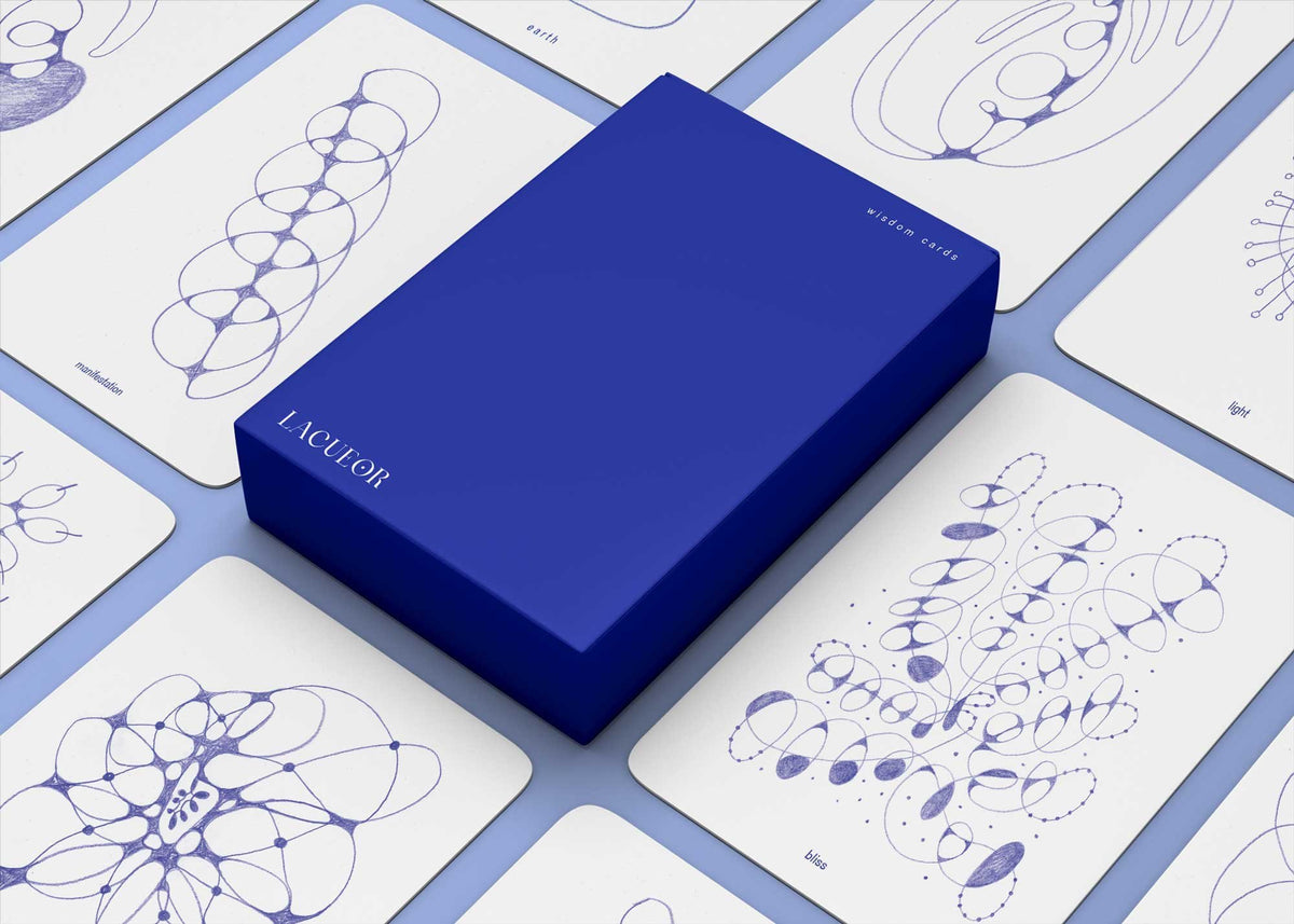 Wisdom Cards, Box mit ausgelegten Karten
